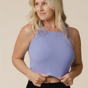 Sublime® Bamboo Hands-Free Pumping Longline Bra Top